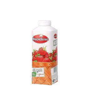 Йогурт питьевой Вкуснотеево Клубника 1.5% 330мл