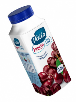 Йогурт питьевой "Валио "Clean Label 330гр с черешней 0.4%