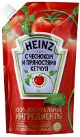 Кетчуп Heinz с чесноком и пряностями 350 гр