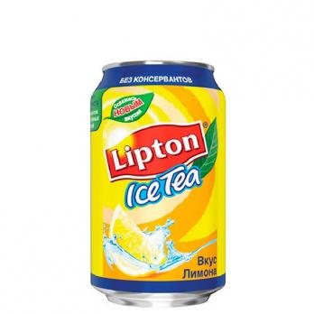 ЛИПТОН ЧАЙ лимон ж/б 0,33л уп(1*12)