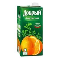 Сок апельсиновый Добрый 2 л