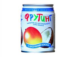 Напиток "Fruiting" из сока манго с кусочками кокоса 0.238л (1*12)