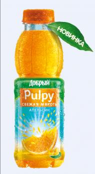 Добрый Pulpy Апельсин, напиток 0.9л.(1*12)