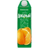 Сок Добрый Апельсин 1л (1*12)Сок Добрый Апельсин 1л (1*12)