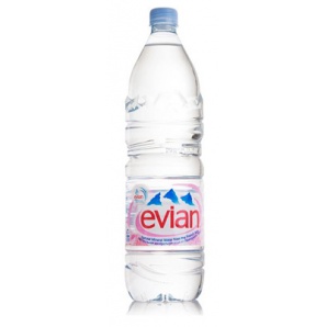 Вода Evian / Эвиан 1,5 литра негарзированная