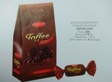 Ирис глазированный шоколадный "Toffee love" 200 г