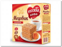 Торт Медовик Классический Русская нива 560г