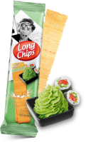 Чипсы " Long Chips" со вкусом васаби 75гр