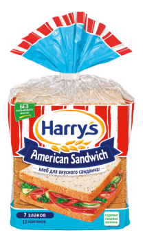 Хлеб Harry's American Sandwich 7 злаков 470г