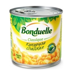 Кукуруза консервированная Bonduelle сладкая 340 гр