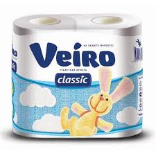 Туалетная бумага Veiro Classic 2-сл 4рул/упак