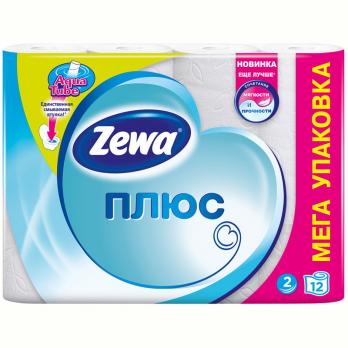 Туалетная бумага Zewa Deluxe белая 2-сл 12 рул/упак