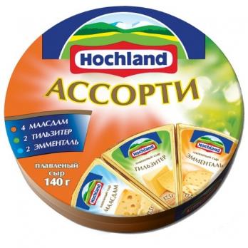 Сыр Hochland сегменты Ассорти "Сырное" 45-55%