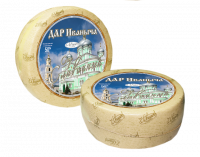Сливочный ТМ "ДАР ИВАНЫЧА" сыр 50% (1/7,5 кг*4) круг