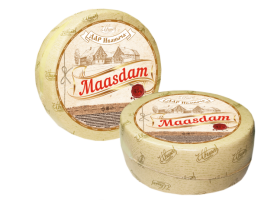Маасдам ТМ "ДАР ИВАНЫЧА" сыр 45% (1/7,5 кг*2) круг