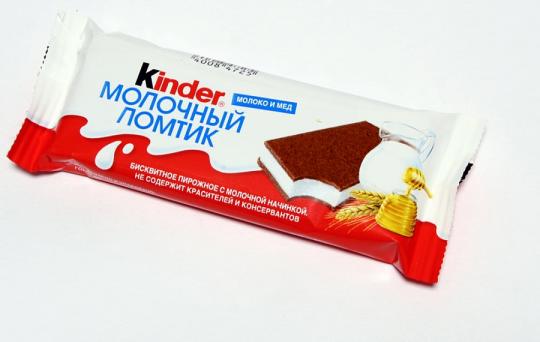 Пирожное Kinder молочный ломтик с молоч.начин. 28г