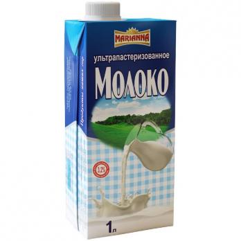Молоко Ультрапастеризованное 3.2% Marianna, 1л