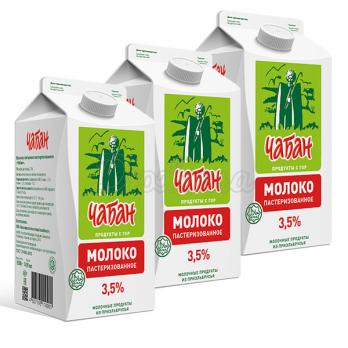Молоко Чабан 3,5% пюрпак 1.5 л