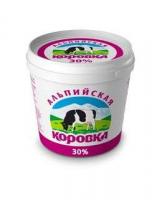 Сметанный продукт 30% Альпийская коровка 900 гр